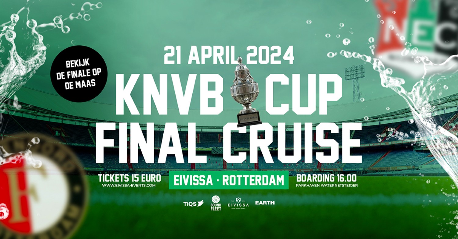 Party nieuws: Kijk de KNVB Cup Final tijdens een Cruise vanaf de Maas